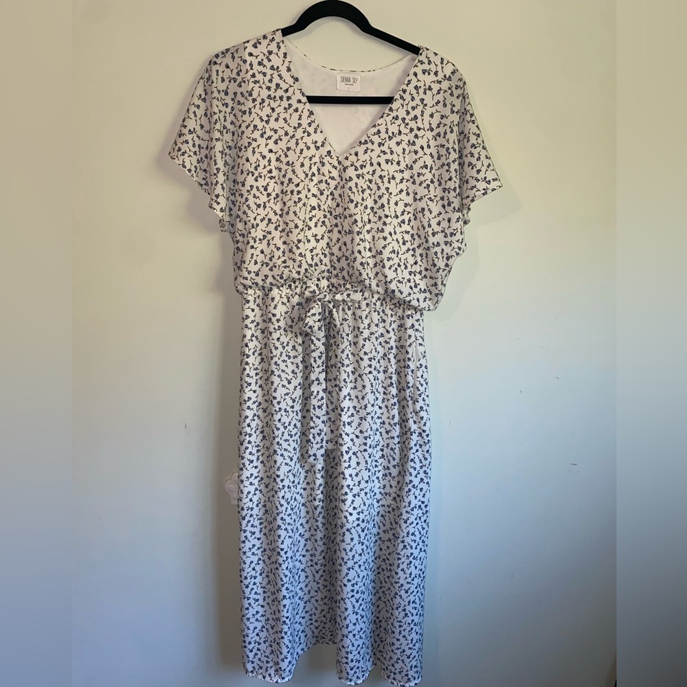 Sienna Sky Floral Dress | Large